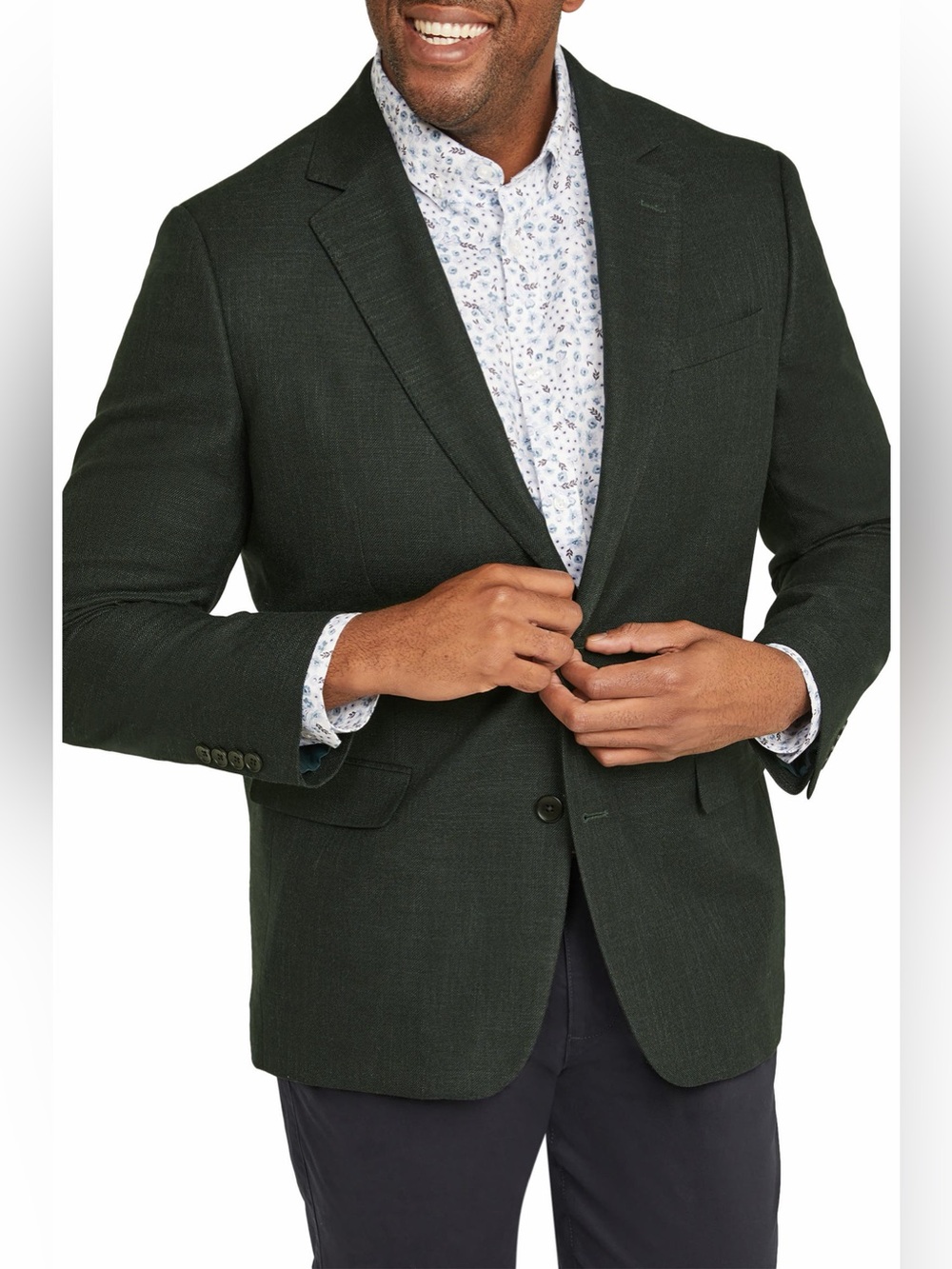 Johnny Bigg Men's Dark Green Blazer 58 Big & Tall NEW